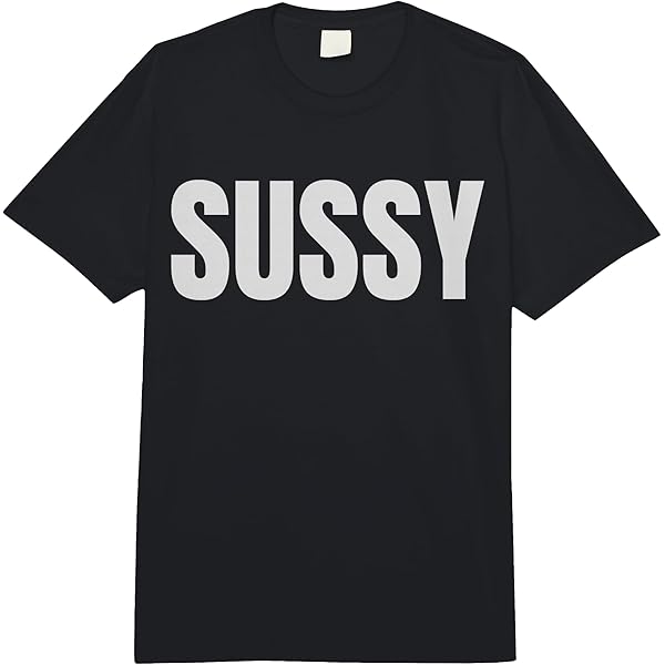 Amazon.com: Sussy T-Shirt : Clothing, Shoes & Jewelry