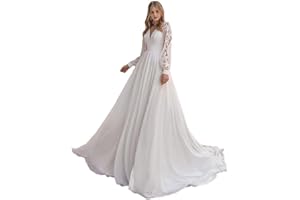 Hegabch 2024 Luxury Ball Gown Wedding Dresses for Bride Long Sleeve V Neck A Line Bridal Gowns Lace Appliques with Train