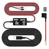 Etxian Car Camera Hardwire Kit 12V to 5V Mini USB & All Mini USB Dashboard Camera Power Supply Car Charger DVR Power Box