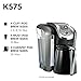 Keurig K575 Coffee Maker, Single Serve K-Cup Pod Coffee Brewer, Programmable Brewer, 80 ounces, Platinum