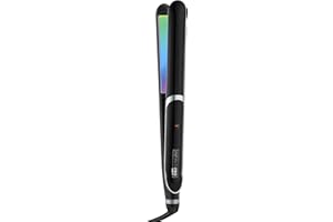 Infiniti Pro by Conair Titanium Flat Iron, Rainbow finish, 1-inch, Ultra High Heat 455 degree Fahrenheit, Less Frizz, More Sh