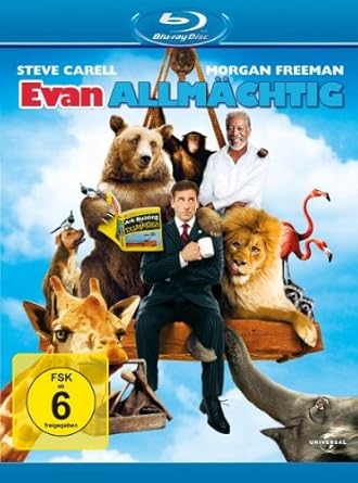 Evan Allmaechtig Blu Ray Import Amazon Fr Steve Carell Morgan Freeman Lauren Graham Tom Shadyac Dvd Blu Ray