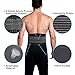 Cotill Back Brace Lumbar Lower Belt Brace and 8 Stable Splints Support with Dual Adjustable Straps and Breathable Mesh Panels for Back Pain and Stress Relief (L/XL)