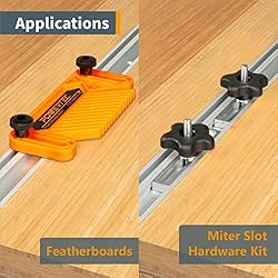 POWERTEC 71365 Combo T-Track and Miter