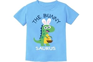 TKRIA 2022 Easter Day Gift for Toddler Boy Girl Tractor Loving Bunny Egg Gnomes Short Sleeve Tshirt Infant Kids Tee Tops 1-7 Years