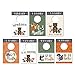 Hadley Designs 7 Woodland Baby Nursery Closet Organizer Dividers For Girls or Boys Clothing, Grey Age Size Hanger Organization For Kid, Toddler, Infant, Clothes Must Have, Shower Gift, 0-24 Months