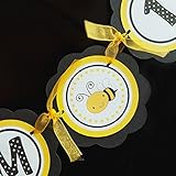 Custom Party Shop - Bee Birthday Banner - 