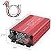 Quesvow 1000W Car Power Inverter DC 12V to 110V 3 AC Outlets Home Car RV Solar Power Converter for Household Appliances in case Emergency, Hurricane, Storm and Outage