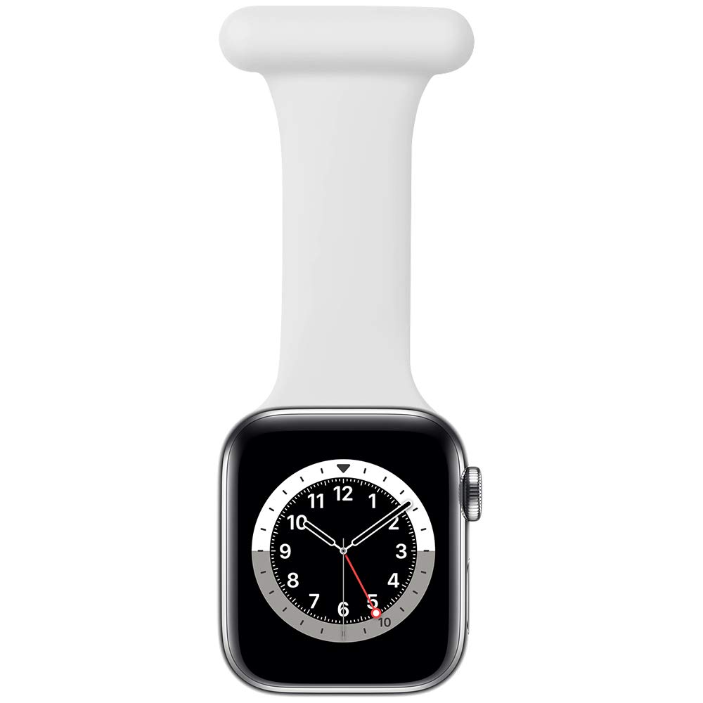 Compatible with Apple Watch Strap 38mm/40mm/41mm/42mm/44mm/45mm/46mm/49mm, Infection Control Design Pin Fob for Nurses Doctors Healthcare Paramedics