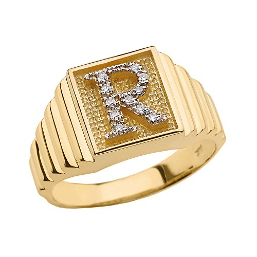 Mens Initial Ring Gift at Edwin Walker blog