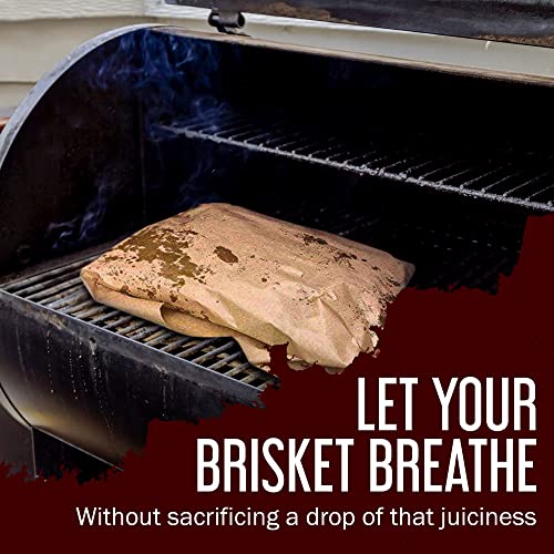 Brown Kraft Butcher Paper Roll 18 Inch x 100 Feet Brown Paper Roll for Wrapping and Smoking