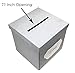 Kate Aspen, Silver Glitter Collapsible Card Box, Thank You/Congratulations
