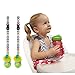 The Original Double Sided Cup/Bottle Strap. The Only Multipurpose Reversible & 2 Sided Sippy Cup Strap for High Chairs, Strollers, Bikes. Leash Secures Sports Bottles, Baby Bottles, Toys (Coral/Teal)