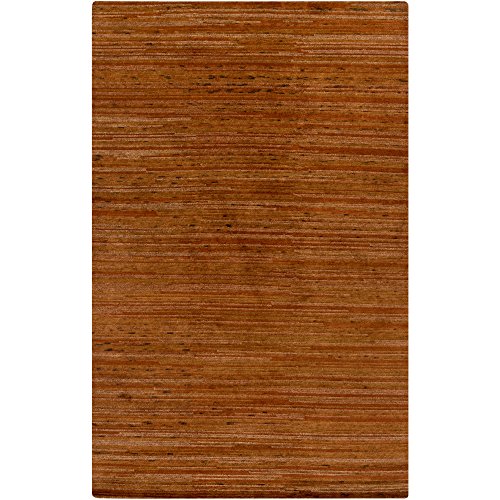 Surya GDC7004-23 Hand Knotted Casual Accent Rug, 2 by 3-Feet, Rust/Burgundy/Tan