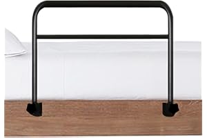Bed Rails for Elderly Adults Adjustable Metal Adult Bed Guard Drill-Free Clip-On Safety Rails for Student Pregnant Women, Dis