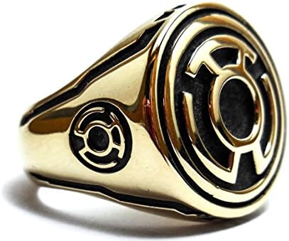 Siamhandmade2014 Yellow Lantern Ring, Sinestro Corps Fear Power Ring Brass Jewelry Size 6-14 (Br-35)