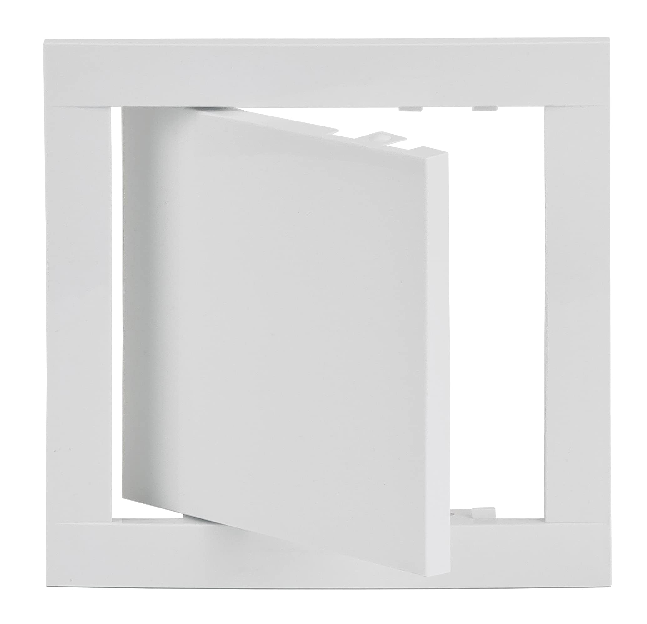 Steinberg14 Plastic Access Panel 150x150mm - 6x6 inch Inspection Hatch - White Access Hatch for Plasterboard - Loft Access Door - Wall Ceiling Hatch - Inspection Cover