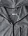 H2H Mens Fashion Active Slim fit Sleeveless Hoodie Zip with Pockets GRAYBLACK US XL/Asia XL (CMOHOSL01)