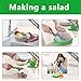 TMABOX Salad Cutter Bowl,Salad Chopper Bowl,Fruit Vegetable Cut Set,Upgraded Salad Make, Fresh Salad Slicer,Approved for Kitchen