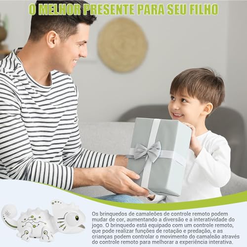 Robô Camaleão, 12 Mudanças de Cor, 5 Sons