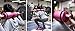 Barbell Squat Pad Bar Cushion - Bundle with Velcro Straps & Carry Bag - Neck/Shoulder Foam Padding Protective Sponge for Squat Exercises, Lunges & Hip Thrusts - Fit Olympic Size Bars & Smith Machines