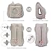 Easytravel Fast Inflating Travel Pillow Airplane Neck Pillow for Airplanes Soft Flight Sleep Pillow Nap Pillow