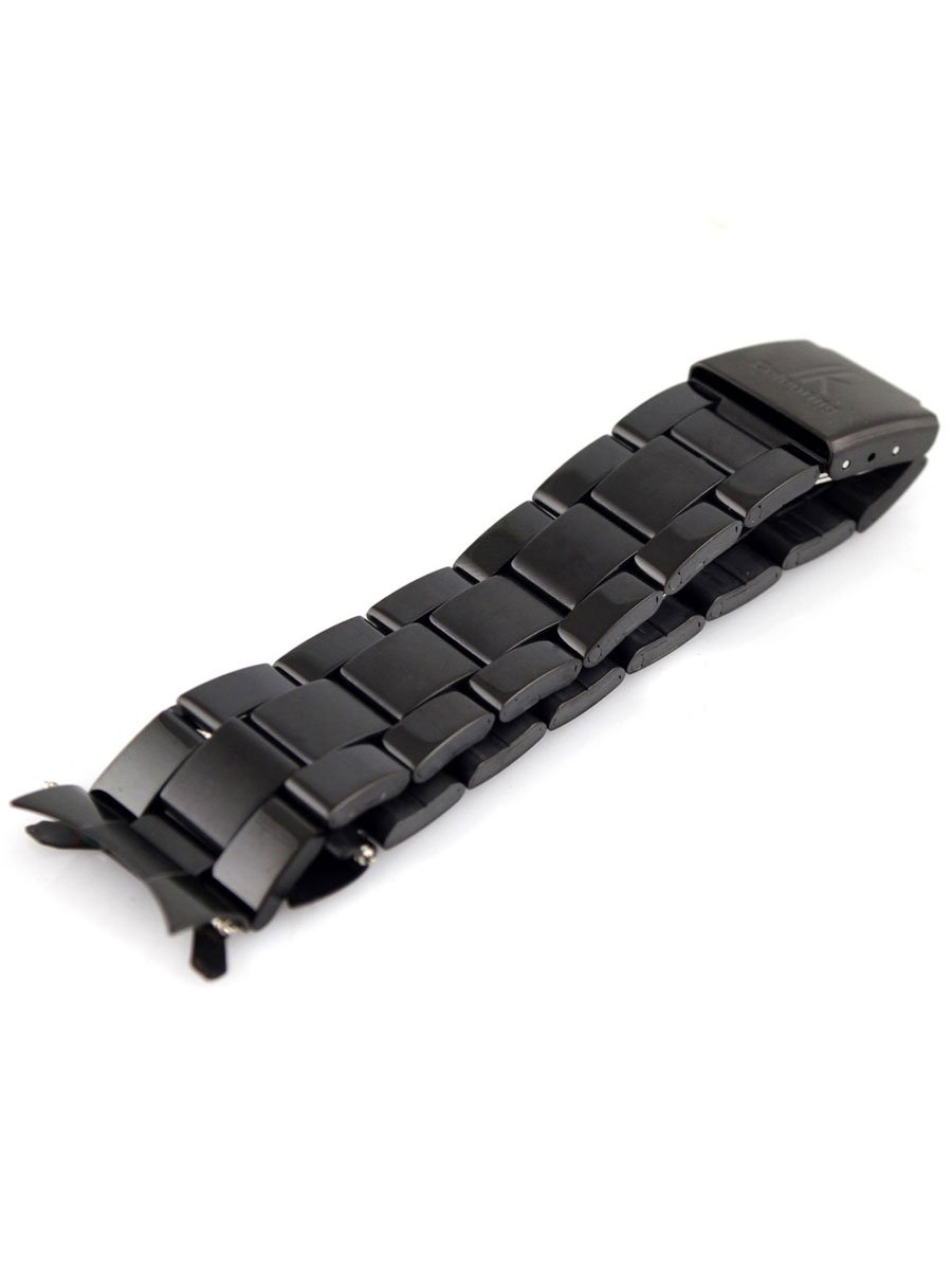 Alienwork IK Watch Strap black Stainless Steel Metal Strap