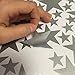 Star Wall Decals 3 Size Stars-132pcs Decals Kids Nursery Wall Room Decor Peel and Stick Star