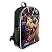 Jurassic World 6 piece Backpack and Lunch Box School Set (Black)