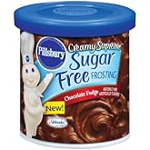Pillsbury Creamy Supreme Reduced Sugar Chocolate Fudge Frosting, 15-Ounce (Pack of 6)