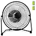 COMLIFE 9 inch Battery Operated & USB Powered Metal Desk Fan, Table Desk Personal Fan Two Speeds Powerful Airflow, Whisper Quite Operation Home Office Car Camping Study