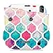 Fintie Protective Case for Fujifilm Instax Mini 25 26 Instant Camera - Premium Vegan Leather Bag Cover with Removable Strap (Moroccan Love)