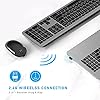 Seenda-Wireless-Keyboard-and-Mouse-Full-Size-Keyboard-and-Mouse-Set-Low-Profile-Compact-Wireless-Mouse-and-Keyboard-for-WindowsComputerPCLaptop-Space-Grey Seenda Wireless Keyboard and Mouse, Full-Size Keyboard and Mouse Set, Low Profile Compact Wireless Mouse and Keyboard…