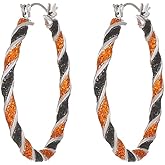 Halloween Earrings for Women Cute Spooky Pumpkin Ghost Bat Drop Dangle Earrings Halloween Jewelry Costume Accessories