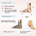 Plantar Fasciitis Night Splint Foot Drop Orthotic Brace, Adjustable Elastic Dorsal Night Splint, Orthotic Brace Sleep Support Pain Relief from Tendonitis, Heel, Arch (1B)