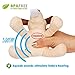 Plush Pacifier Holder with stuffed animal - Detachable Puppy Dog Toy for Baby!