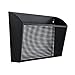 DESIGNA File Binder Holder Wall Mount, Mesh Bin Office Wall Folder File Letter Magazine Hanging Mail Organizer Black