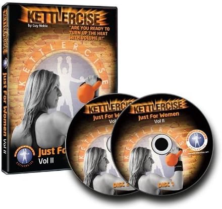 Kettlercise Just For Women VOL II 2 Disc DVD - Ultimate Kettlebell Fat Loss Program
