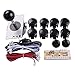 Easyget Zero Delay Pc Arcade Game Joystick Cabinet DIY Parts Kit for Mame Jamma & Fighting Games Support All Windows Systems - Color Black Kit primary