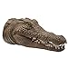 ZONXIE Soft Rubber Realistic Animal Hand Puppets Role Play Toy for Kids and Toddlers (Crocodile)