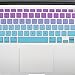 Allinside Pink and Blue Green Ombre Keyboard Cover Skin for MacBook Pro 13