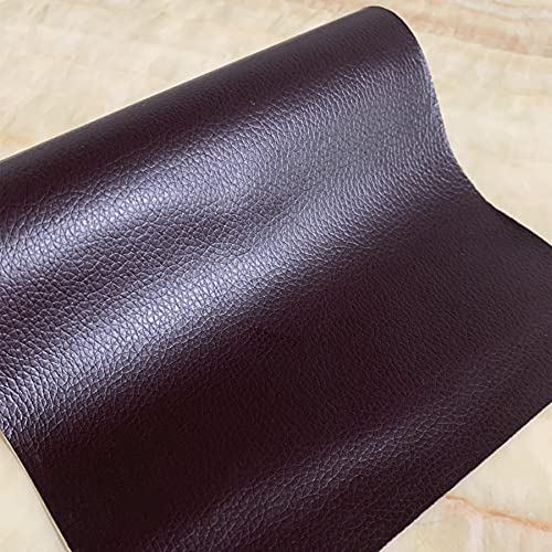 Simunliyg Waterproof Leather Repair Patch Tape Self-Adhesive Leather Repair Patch First Aid Patch Fix Tear Kit for Sofa,Couch,Car Seats,Handbags,Furniture,Jackets,Shoes,Chairs(Dark Brown, 6.9X55 inch)
