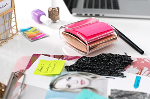 Post-it Pop-up Note Dispenser, Rose Gold, 3 x 3 in, 1 Dispenser/Pack (WD-330-RG)