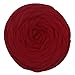Charmkey Zpagetti T Shirt Yarn Strong Recycled Cotton Blend Ribbon 6 Super Chunky Elastic Knitting Cloth Fabric for Bag Cushion and DIY Crocheting Projects, 1 Skein, 8.82 Ounce (Tango Red)