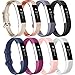 Tobfit Compatible for Fitbit Alta Bands and Fitbit Alta HR Bands (8 Pack), Sport Soft Silicone Classic Replacement Straps Compatible for Fitbit Alta Accessory Wristbands (Small, Color-03)