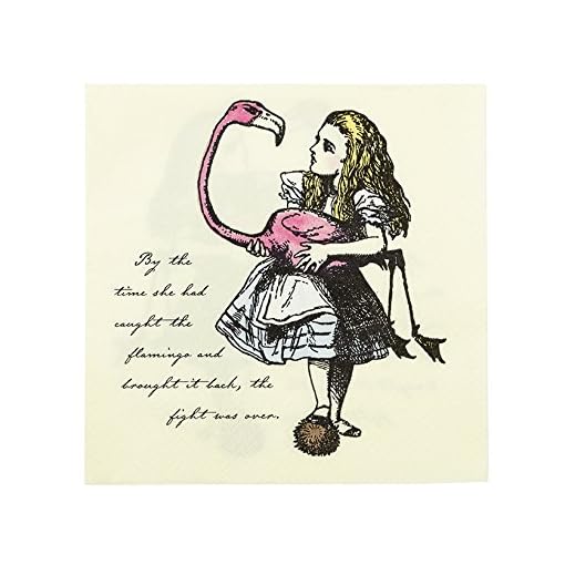 Talking Tables | Alice In Wonderland Paper Napkins - Image 3