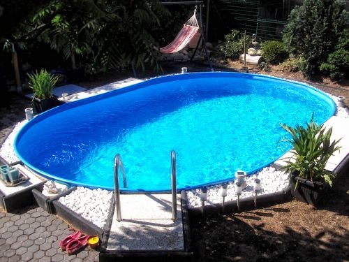 Poolzon Ovalpool Stahlwandbecken Funzon 8,00 x 4,00 x 1,20m