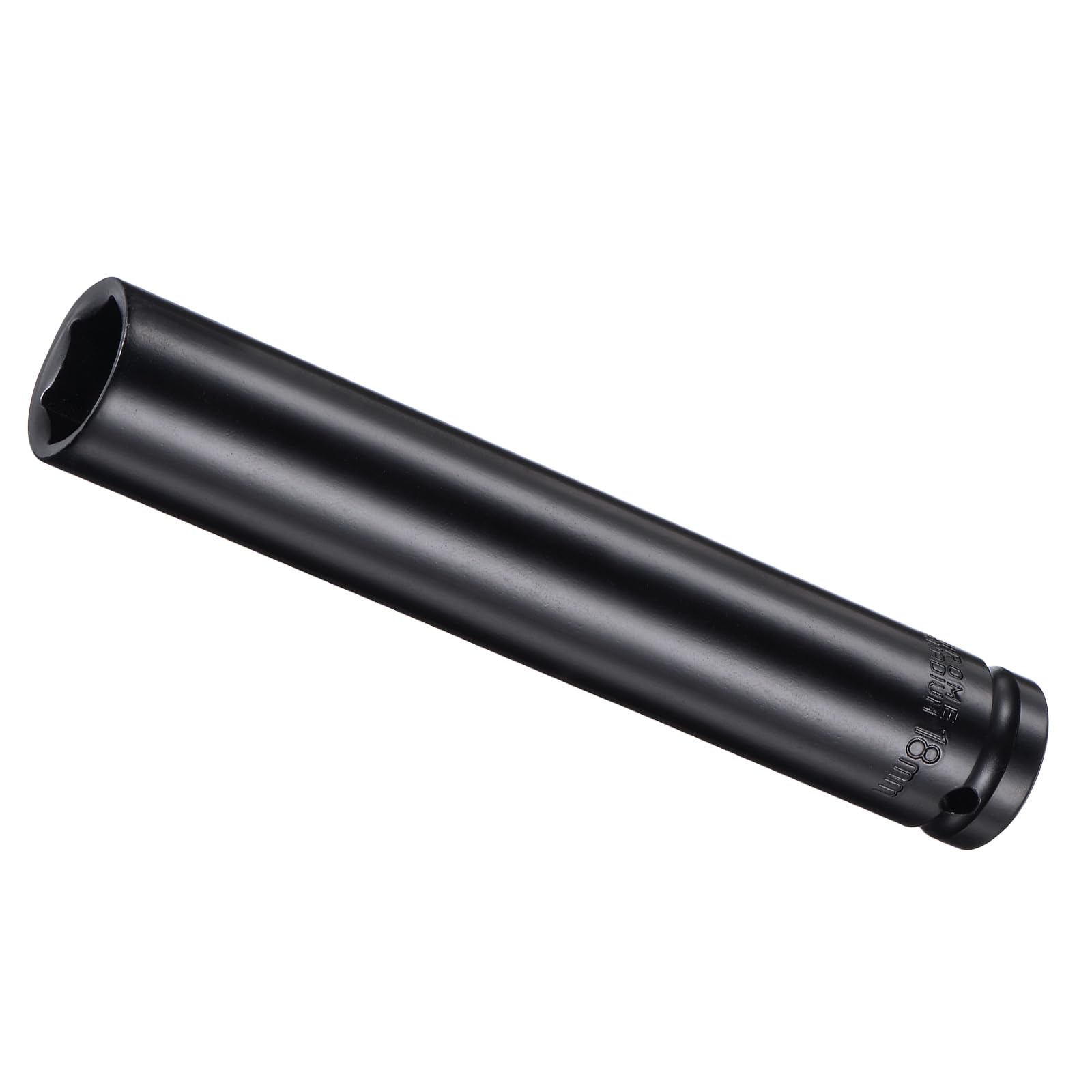 CoCud Deep Impact Socket, 1/2" Drive 18mm Socket, CR-V Steel Rounded Corner Design 6-Point Deep Impact Socket - (Applications: for Screw Installation and Removal)