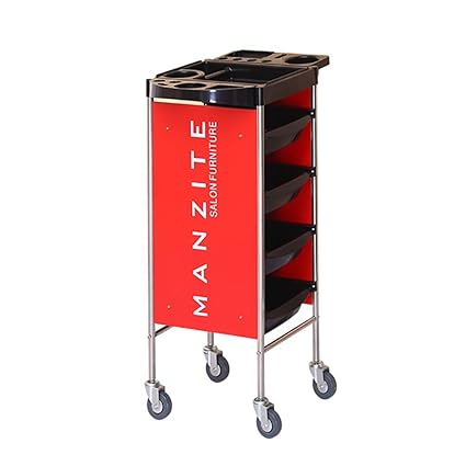 5 Layer Service Trolley Beauty Salon Spa Utility Vehicle