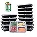 samrog Bento Lunch Box Closure Easy Lid – Reusable, Stackable, Microwave, Dishwasher & Freezer Safe, FBA Free – Meal Prep, 21 Day Fix po-syonkontoro-ru (14 Pack)